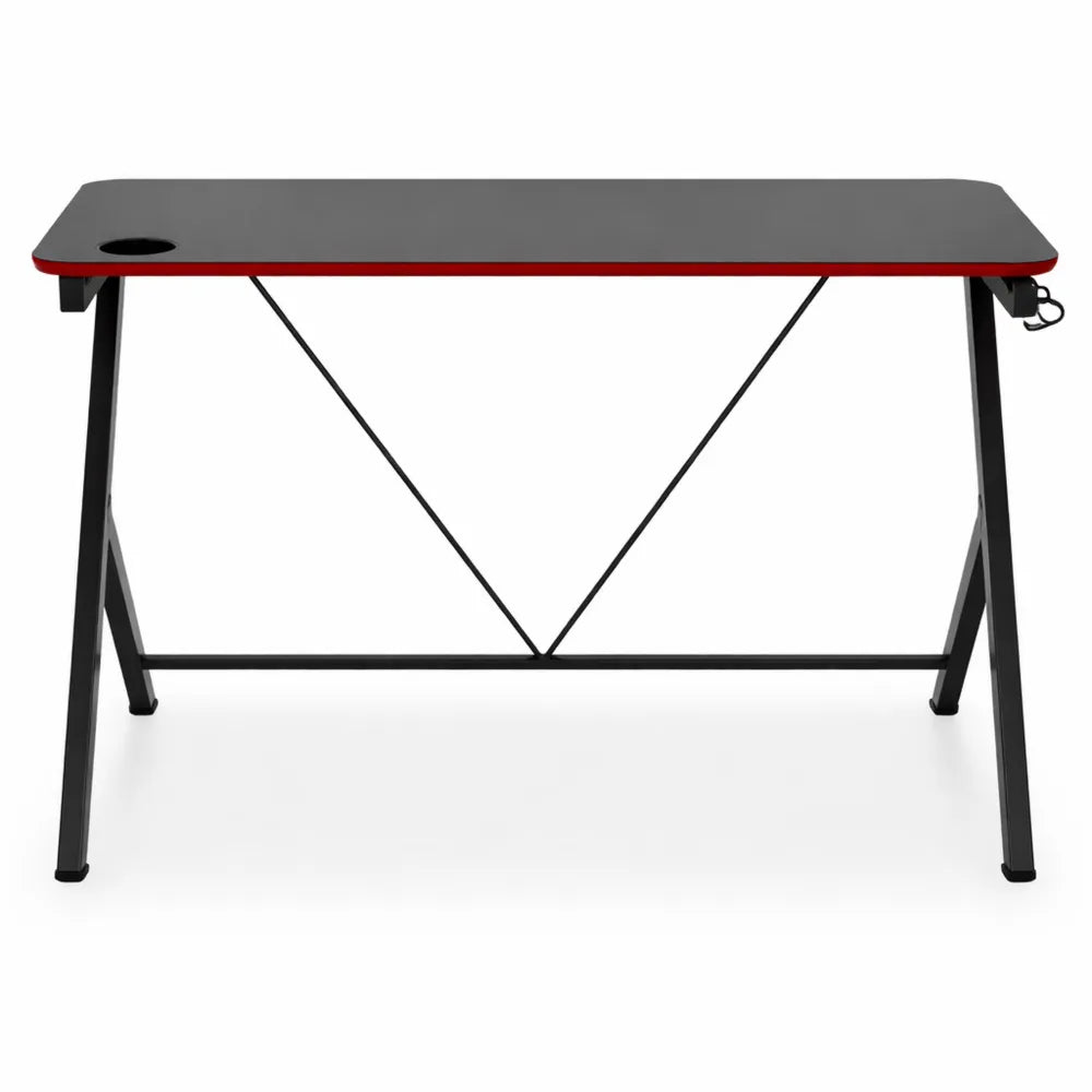 Bureau informatique avec porte-casque